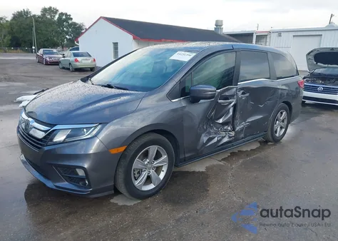 2019 Honda Odyssey Ex-L z USA, uszkodzony, nr VIN 5FNRL6H74KB038676